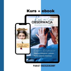 Kurs Obserwacja + ebook: Psycholog szkolny